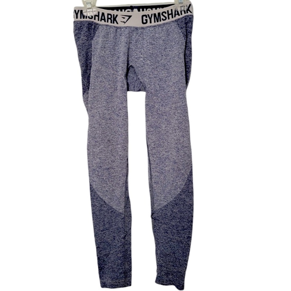Gymshark Gray Blue Marled Flex Leggings